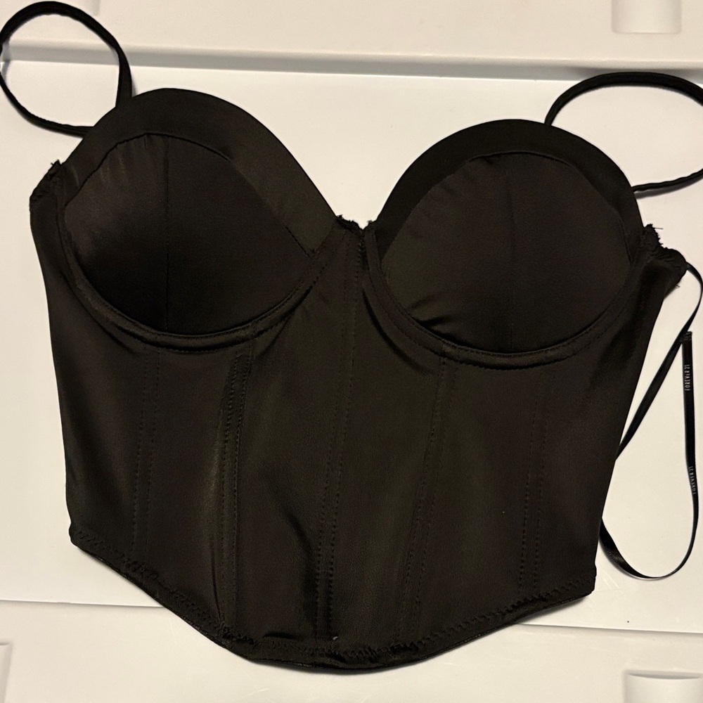Forever 21 Black Bustier Bra